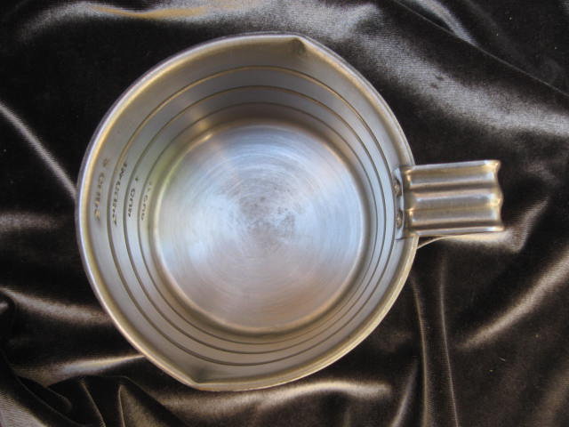 Vintage Strawberry Enamelware Measuring Cup