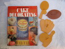 1979 The Wilton Yearbook Of Cake Decorating & 3 Wilton Sports Cookie Cutters