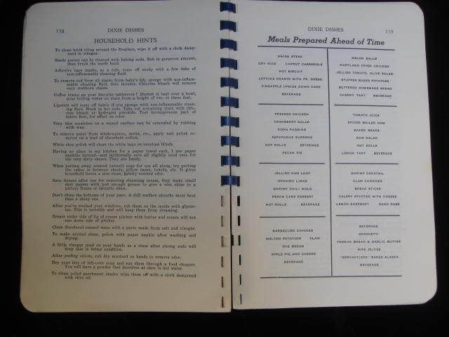 Dixie Dishes Rocky Cook Book Mount Edition