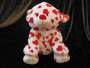 Ty Dreamsy The Red & White Valentine's Baby Bear Cub Plush Pluffie