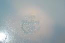 FIRE KING GLASS PLATE WITH ARTIST SIGNED HAND PAINTED COUNTRY ROAD SCENIC