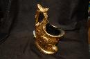 GOLD DECORATED FISH PITCHER BY UPCO