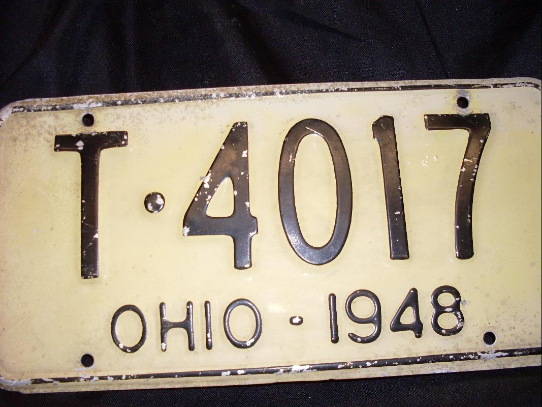 OHIO LICENSE PLATE