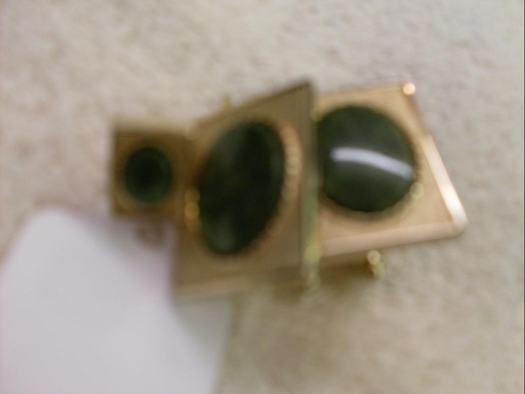 DANTE TIE TACK AND CUFFLINKS