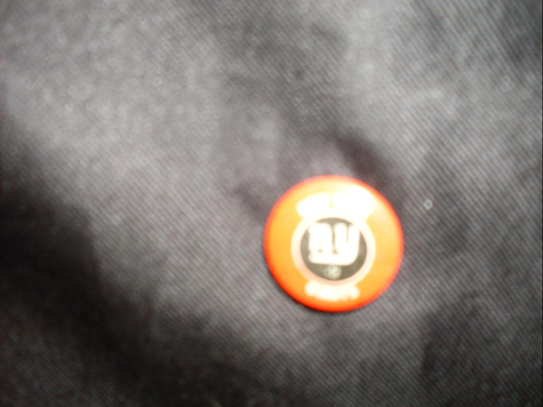 rare new york giants pin
