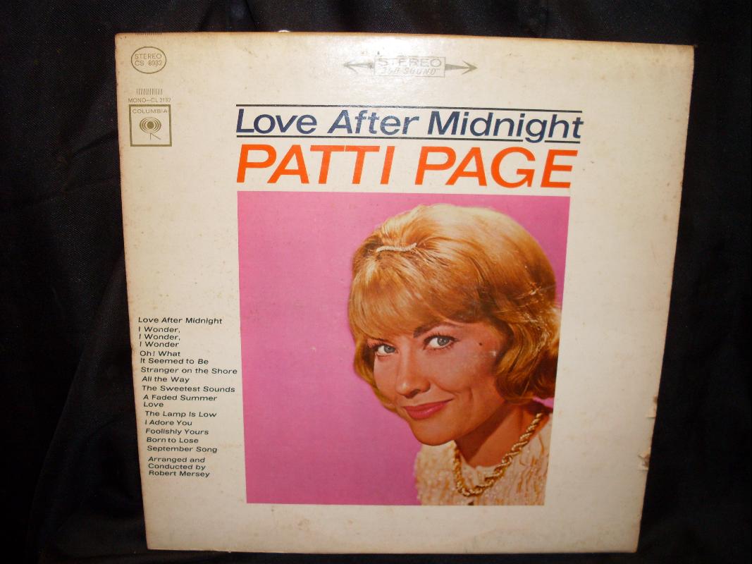 LOVE AFTER MIDNIGHT PATTI PAGE