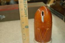 rare victory bullet shell pottery bank