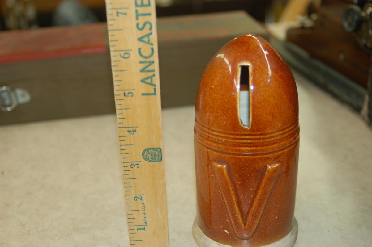 rare victory bullet shell pottery bank