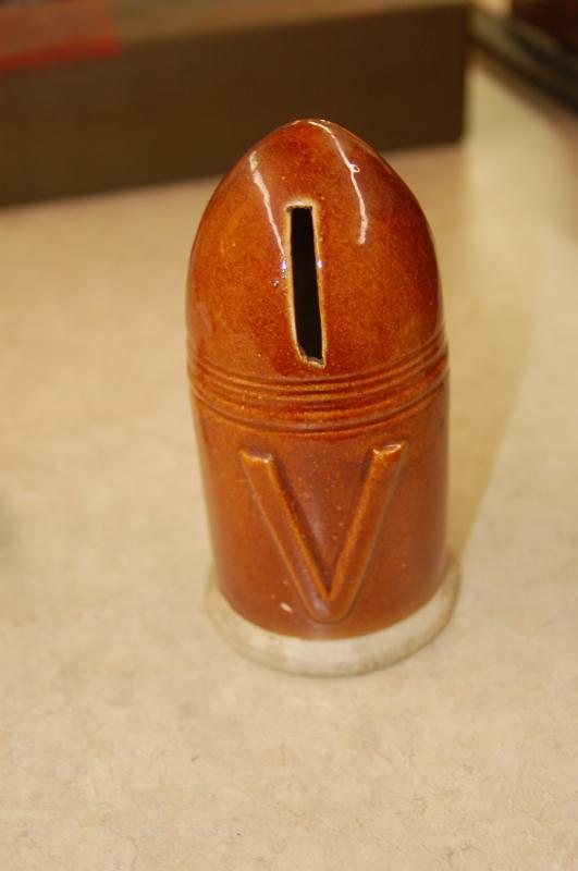 rare victory bullet shell pottery bank