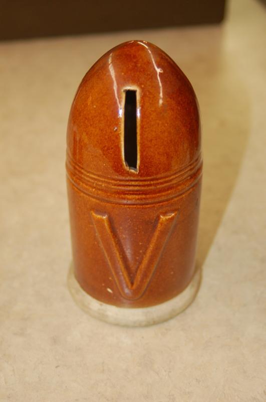 rare victory bullet shell pottery bank