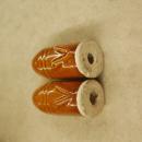 rare victory bullet/shell pottery salt and pepper