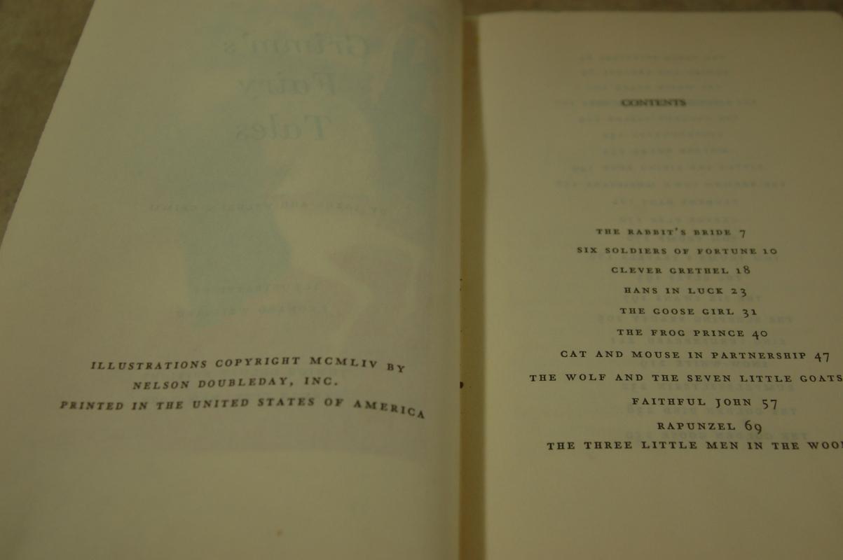 GRIMMS FAIRY TALES