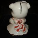 ANTIQUE CERAMIC PIGGY BANK-SHAWNEE