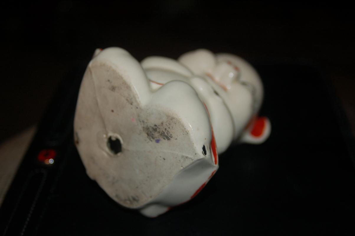 ANTIQUE CERAMIC PIGGY BANK-SHAWNEE