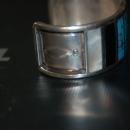VINTAGE STERLING SILVER CUFF BRACELET WITH TURQOISE & GEMSTONES