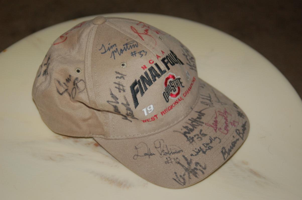 SIGNED OSU- OHIO STATE U HAT