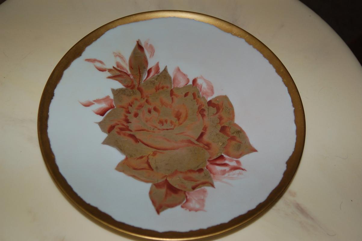 BAVARIA HAND PAINTED PLATE