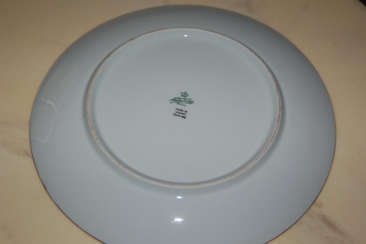 BAVARIA HAND PAINTED PLATE