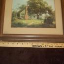 VINTAGE COLOR LITHOGRAPH LANDSCAPE