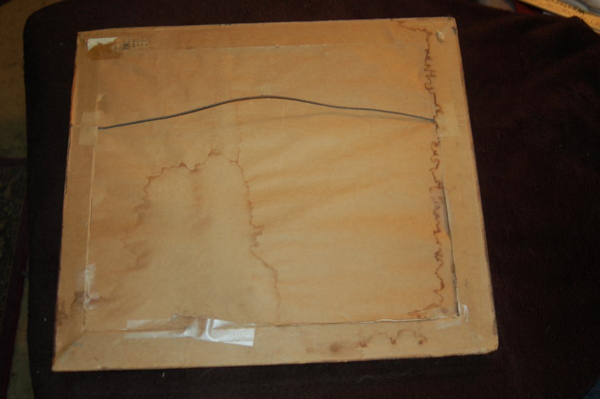 VINTAGE COLOR LITHOGRAPH LANDSCAPE