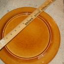 AWESOME DECORATED BROWN CERAMIC CHARGER!
