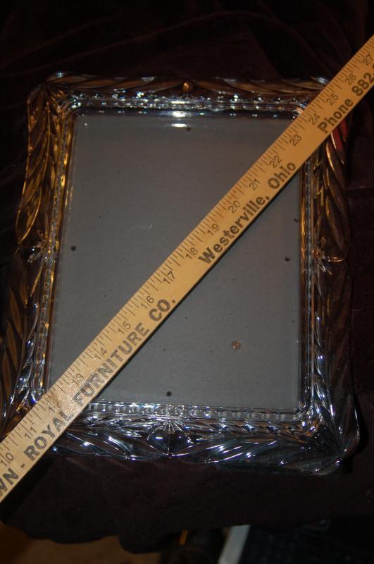 MIKASA CUT CRYSTAL PICTURE FRAME