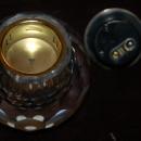 CRYSTAL CLEAR VINTAGE TABLETOP LIGHTER