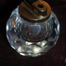 CRYSTAL CLEAR VINTAGE TABLETOP LIGHTER