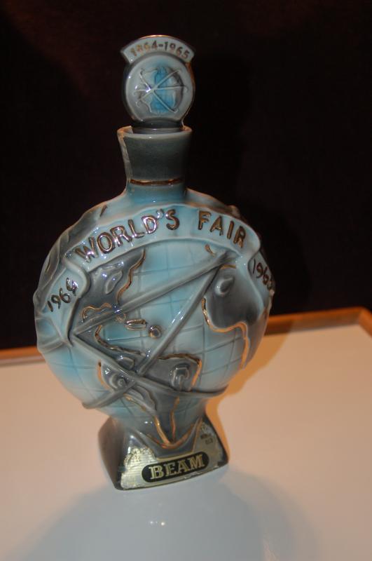 WORLDS FAIR JIM BEAM BOTTLE