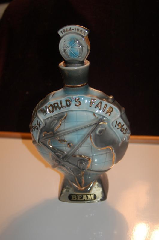 WORLDS FAIR JIM BEAM BOTTLE