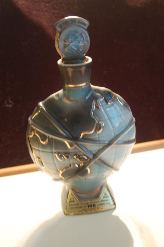 WORLDS FAIR JIM BEAM BOTTLE