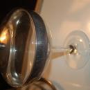 BEAUTIFUL VINTAGE SILVER TRIM SERVING SET