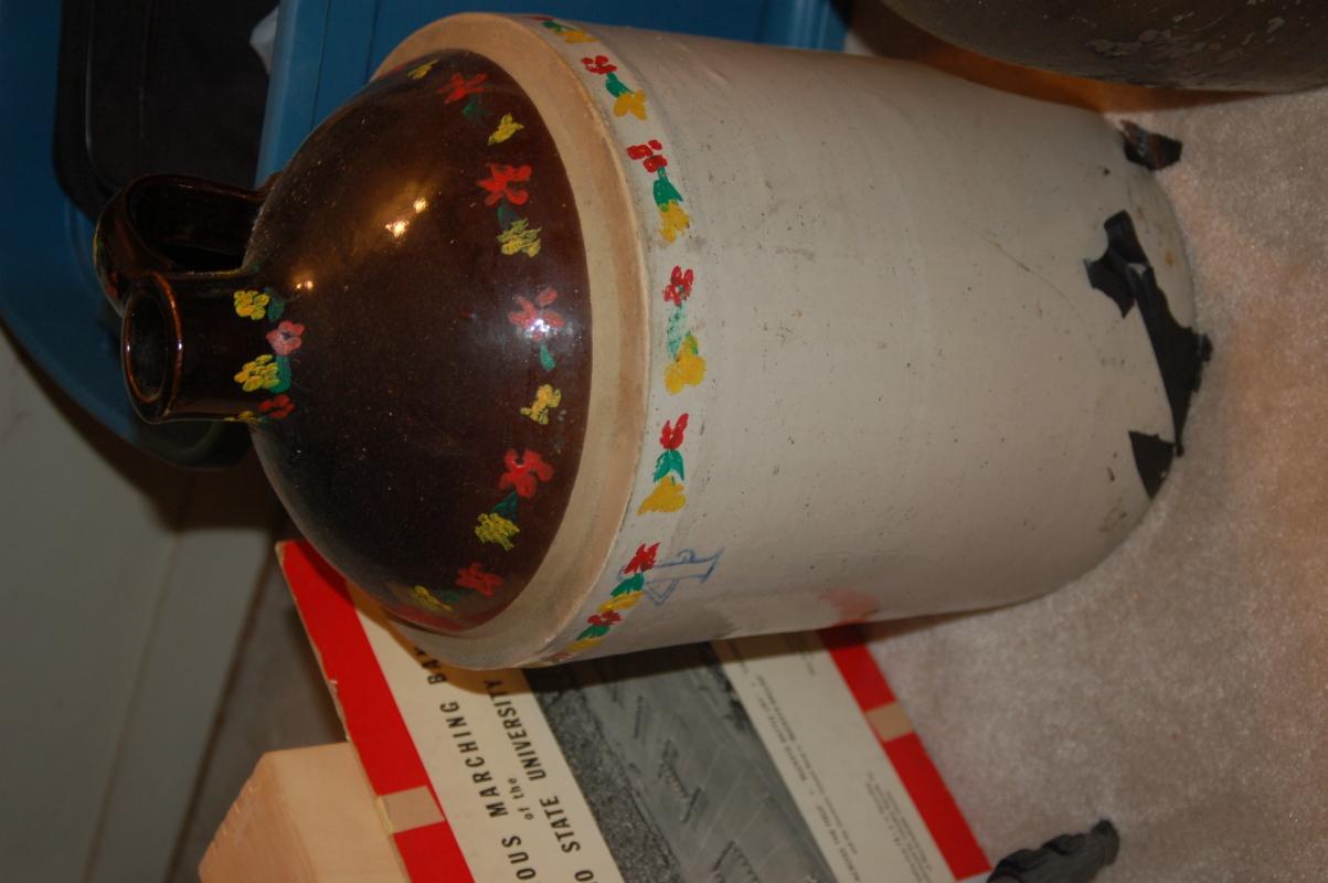HUGE CROCK JUG W/ RARE STENCILING