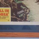 WAR MOVIE LOBBY CARD FRAMED