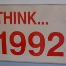 CAMPAIGN POSTER SIGNED BY MAYOR COLUMBUS OHIO