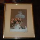 PHOTOGRAPH SIGNED BY ARTIST TED COOPER A STILL LIFE STUDY FRAMED