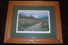 PHOTOGRAPH SIGNED BY ARTIST BY ED NEWBOLD FRAMED