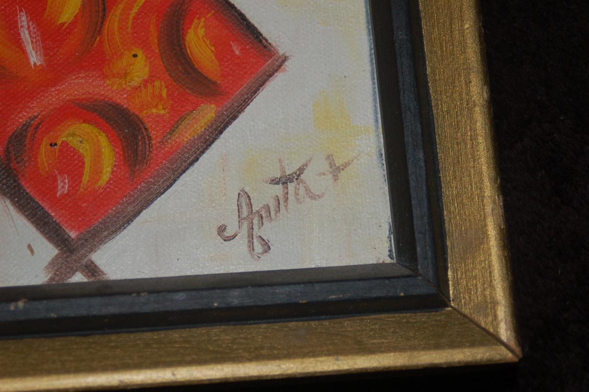 PAINTING ON CANVAS SIGNED BY ARTIST