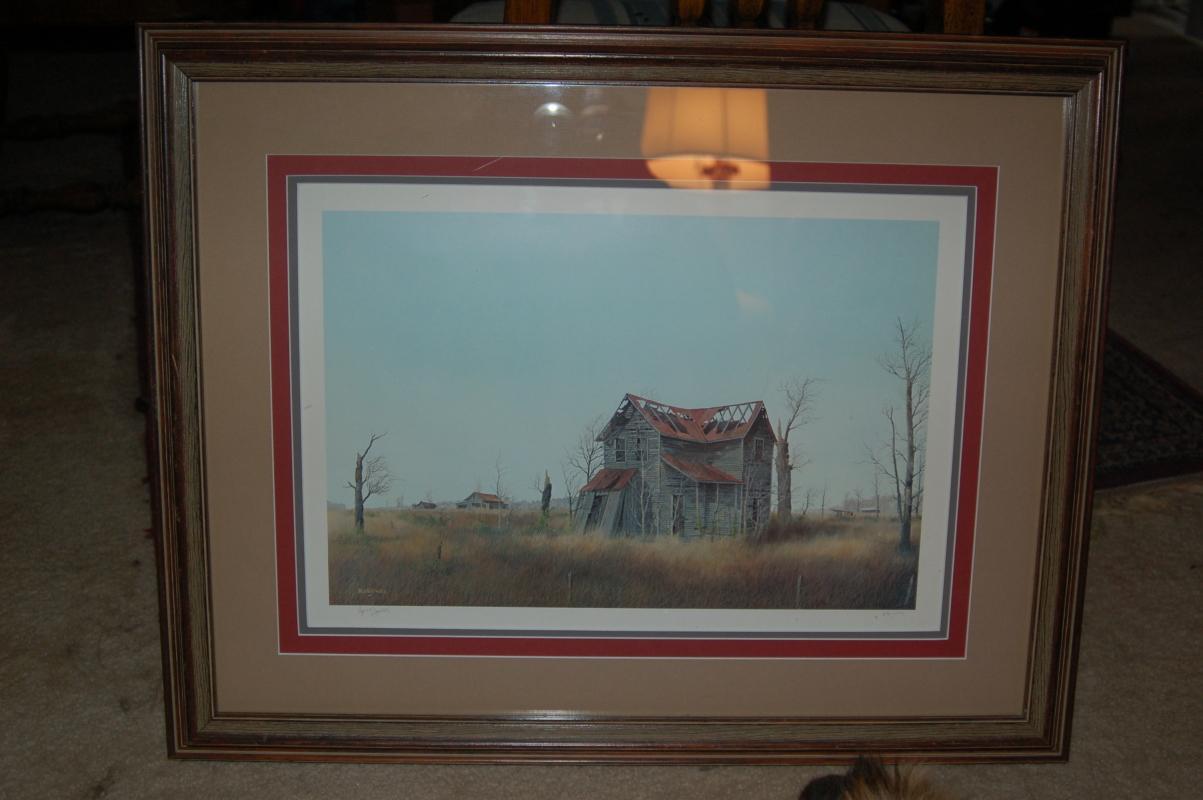 BEAUTIFUL PRINT IN FRAME SIGNED BY ARTIST LIMITED EDITION NUMBERED!