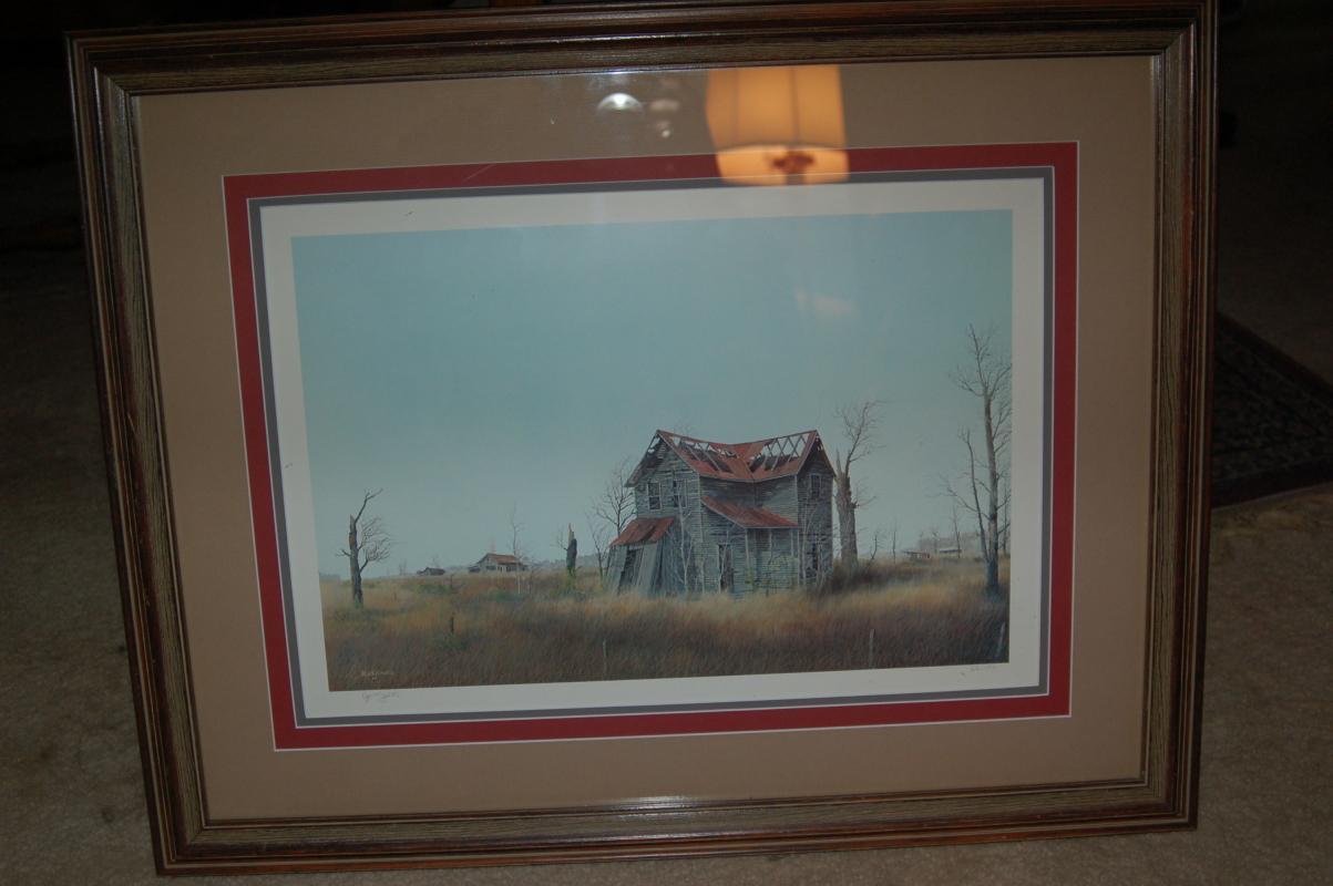 BEAUTIFUL PRINT IN FRAME SIGNED BY ARTIST LIMITED EDITION NUMBERED!