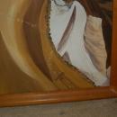 STRIKING PAINTING IN FRAME SIGNED BY ARTIST ON CANVAS!