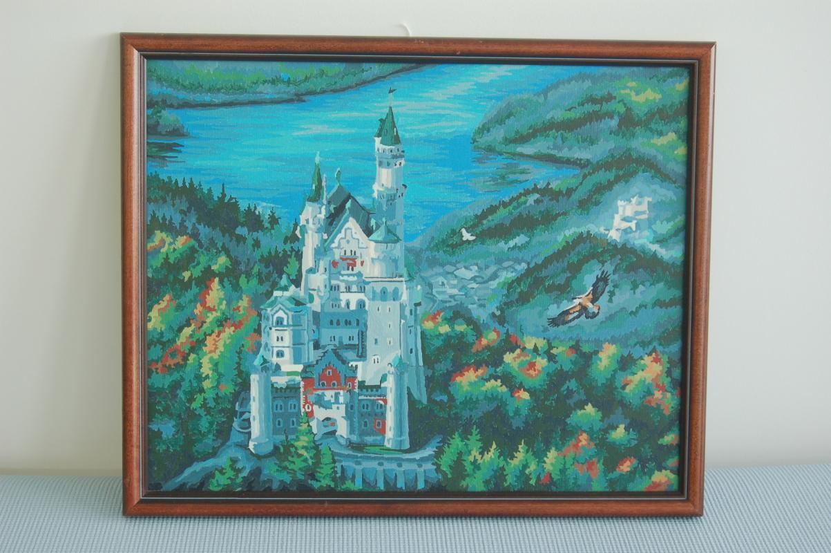 STRIKING VINTAGE PAINT BY NUMBER! COLLECTIBLE!