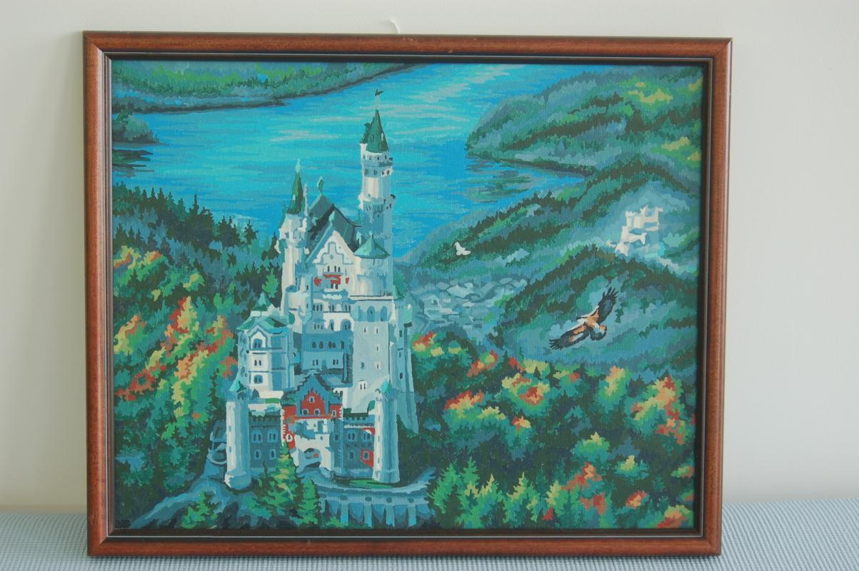 STRIKING VINTAGE PAINT BY NUMBER! COLLECTIBLE!