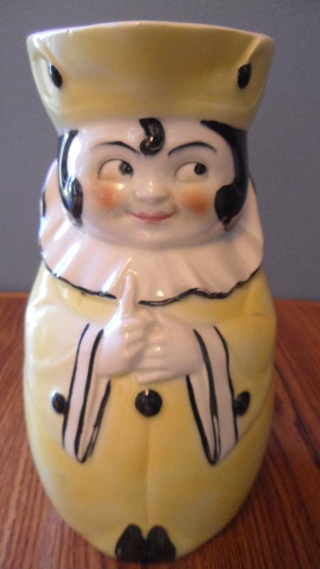 Double Crown Goebel 1940s Goggle Eye Lemonade Pitcher set - Model 494A