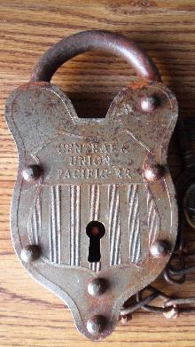 Central & Union Pacific Railroad Lock and Keys