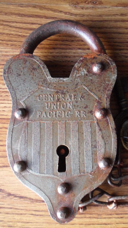 Central & Union Pacific Railroad Lock and Keys