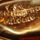 Calla Lily Bass Leaf Dish 1948