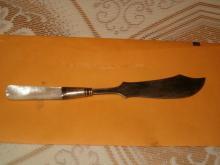 Sterling silver master butter knife/pearl handle