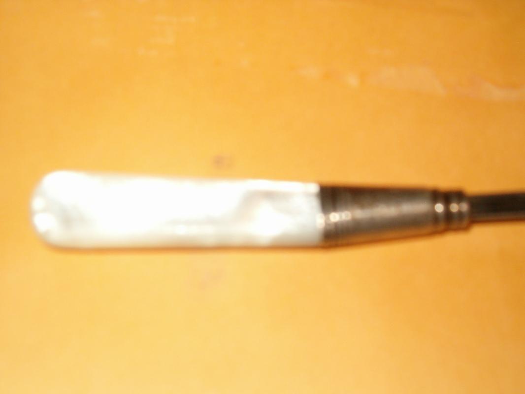 Sterling silver master butter knife/pearl handle