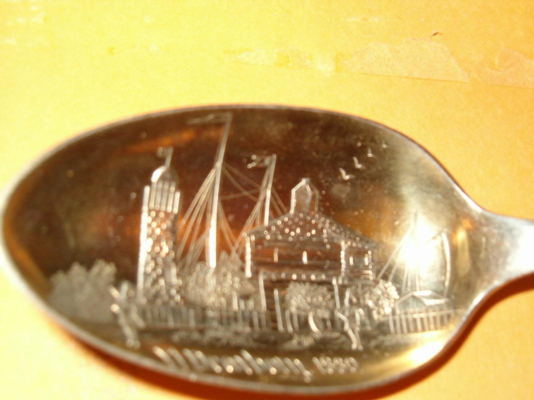 Sterling souvenier Chicago Fl Dearborn 1880